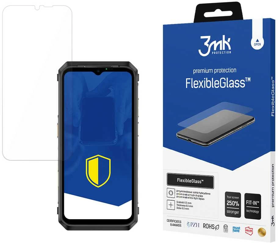 3MK FlexibleGlass Ulefone Power Armor 18/18T hibridinis stiklas