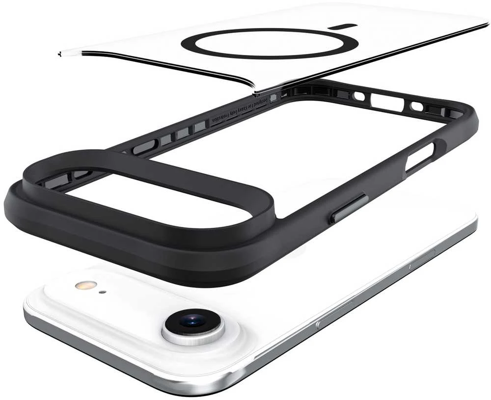 Dėklas 3Mk Protection 3mk Satin Armor MagCase, skirtas iPhone Air – baltas