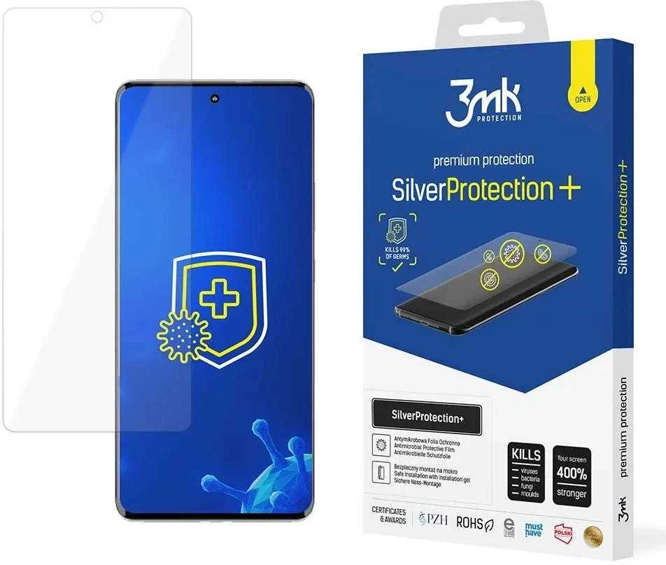 3MK Sidabrinis Protect+ Motorola Edge 30Fusion drėgnai tepama antimikrobinė plėvelė