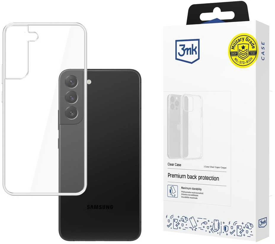 Dėklas 3mk Clear Case 1,2mm Samsung S906 S22 Plus 5G