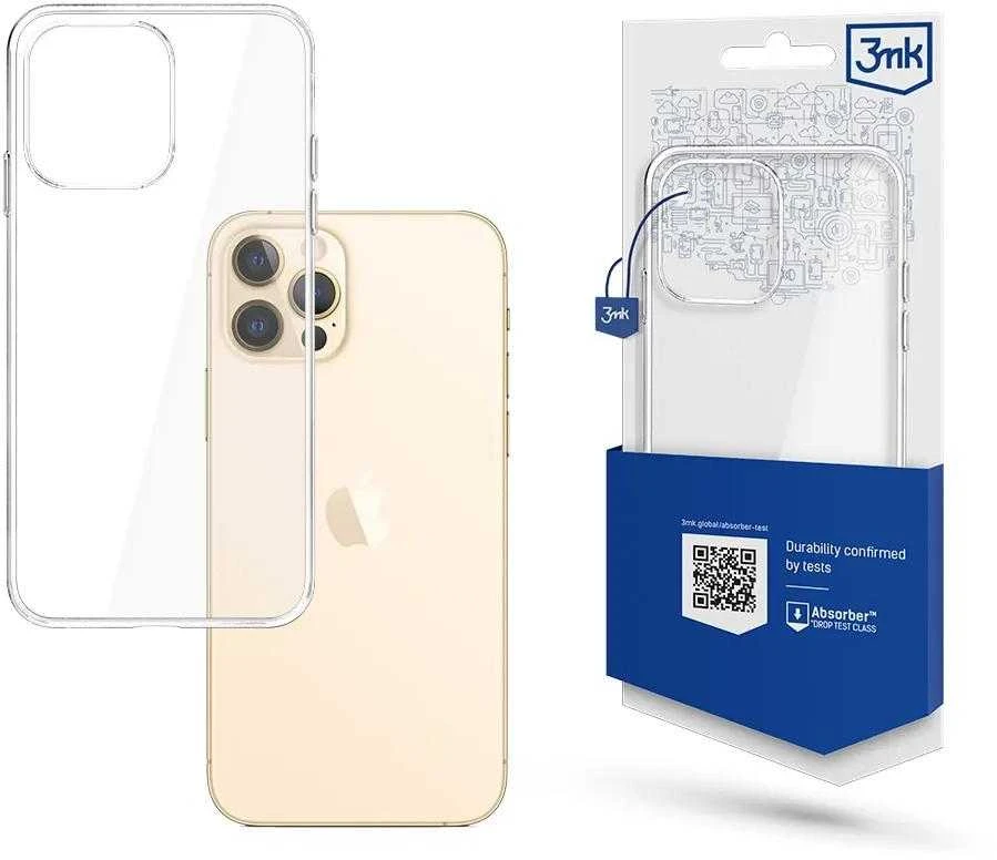 3MK iPhone 13 Pro Max, TPU, skaidrus, skaidrus telefono dėklas