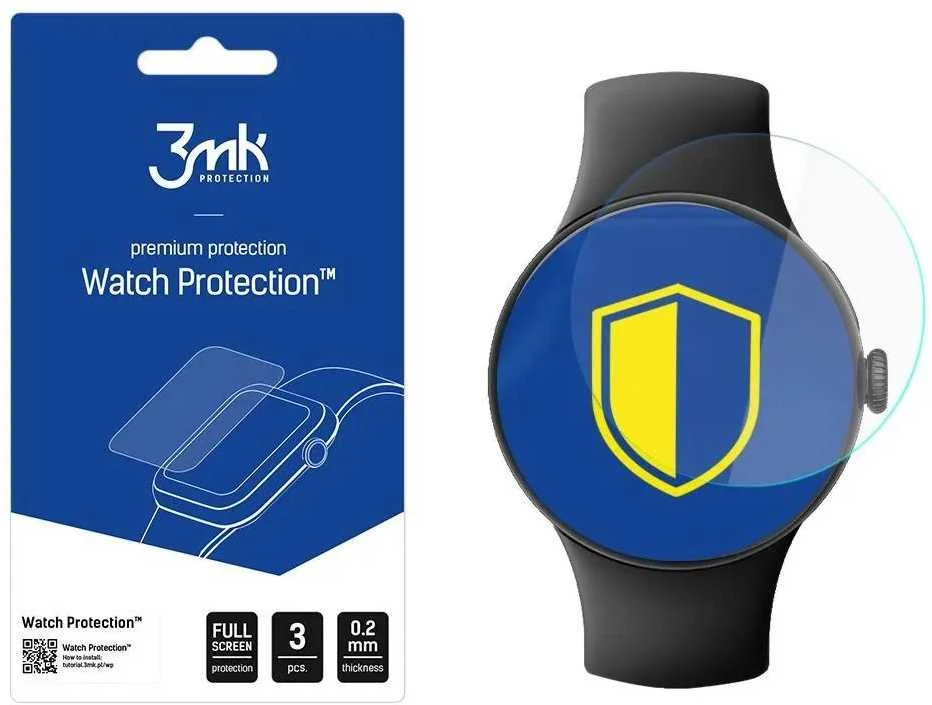3Mk apsauga „Google Pixel Watch 3 XL“ – 3mk laikrodžio apsauga ARC