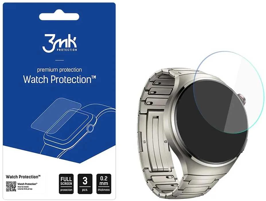 3MK plėvelė ARC Watch Huawei Watch 4 Pro Elite 48mm plėvelė Fullscreen