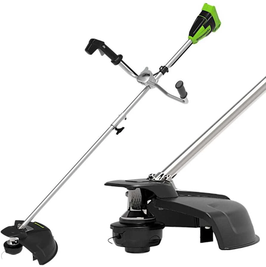 Žoliapjovė - trimeris Greenworks GD40BCB; 40 V (be akumuliatoriaus ir pakrovėjo)