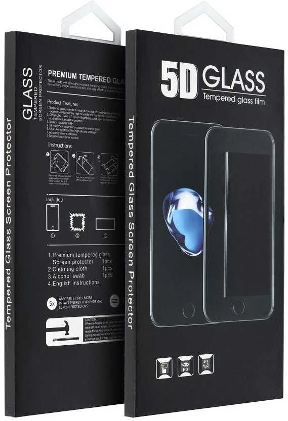 OEM 5D grūdintas stiklas iPhone 7 / 8 4,7" baltas