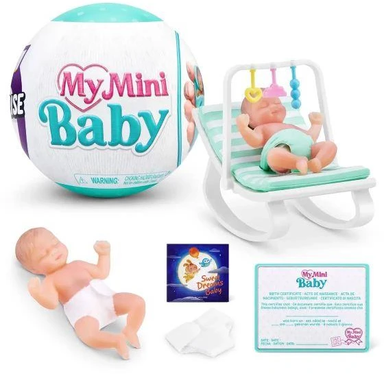 5Surprise Lėlė – kūdikis su priedais 5 Surprise Mini Baby 77487GQ2
