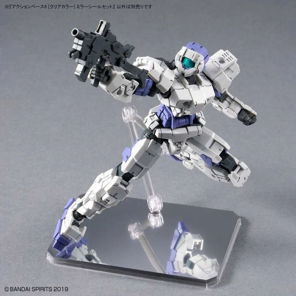 Bandai 6 SKAIDRIOS SPALVOS „ACTION BASIC“ [VEIDRODŽIO LIPDUKŲ RINKINYS]