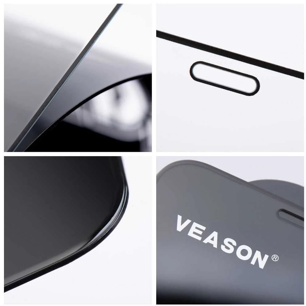 6D Pro Veason Glass (SET 10in1) - for Iphone 17 juodas