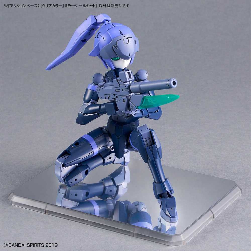 Bandai 7 SKAIDRIOS SPALVOS „ACTION BASE“ [VEIDRODŽIO LIPDUKŲ RINKINYS]