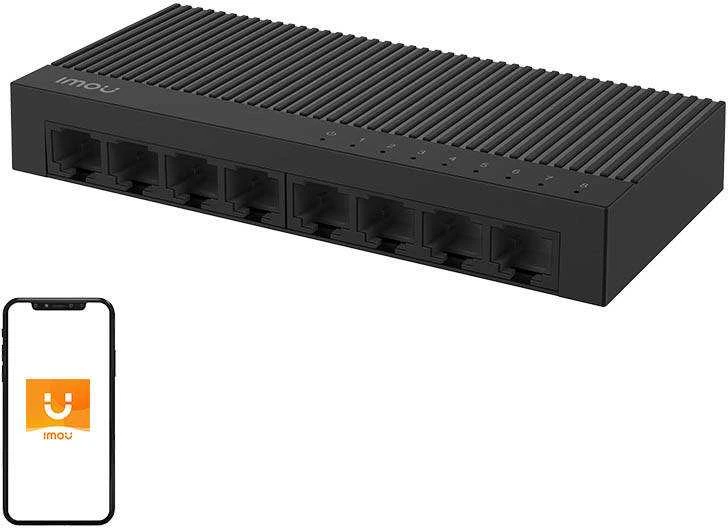 Šakotuvas 8 prievadų 100 Mb/s LAN jungiklis IMOU SF108C