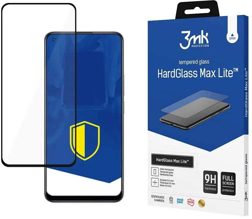 3MK HARD GLASS MAX LITE REALME 8 5G Juodas