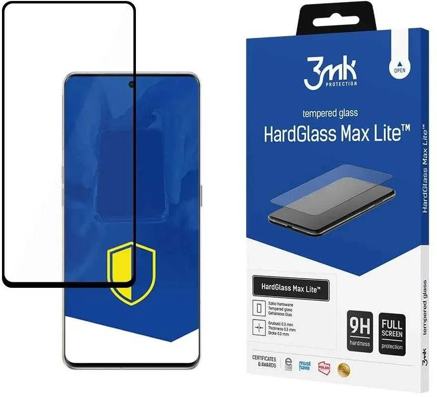 9H 3mk HardGlass Max Lite™ stiklas su Oppo Find X6 Pro