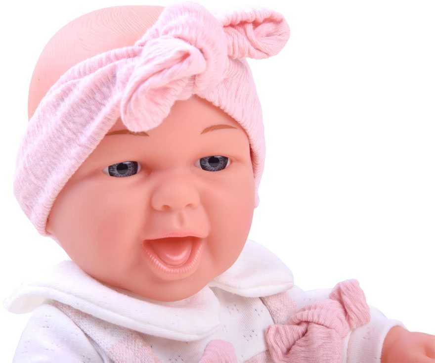 Jokomisiada Žavinga lėlė BOBAS su pliušiniu zuikučiu ZA3828