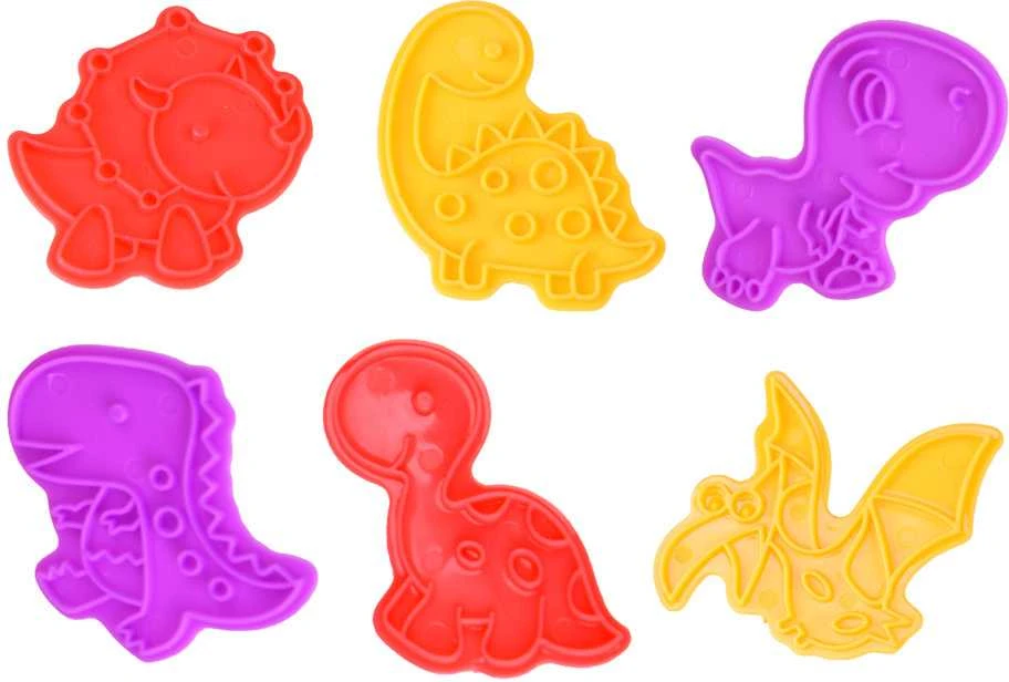 Jokomisiada Plastikinių masinių dinozaurų formų rinkinys