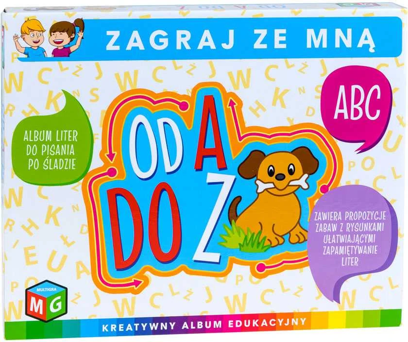 KNYGA Multigra Nuo A iki Z albumas, skirtas mokytis rašyti