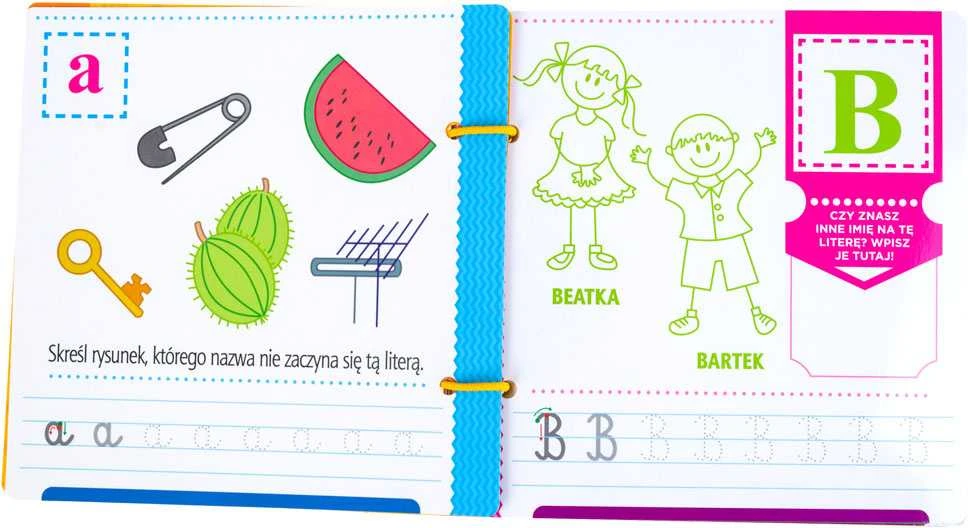 KNYGA Multigra Nuo A iki Z albumas, skirtas mokytis rašyti