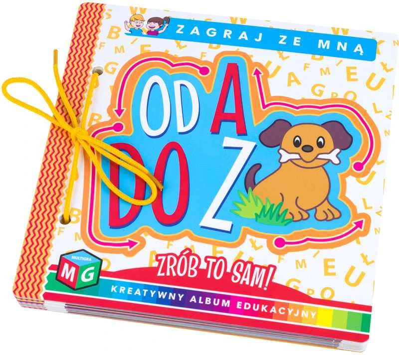 KNYGA Multigra Nuo A iki Z albumas, skirtas mokytis rašyti