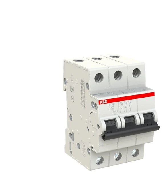 ABB IŠJUNGIKLIS AUTOMATINIS 3P B20A 6KA