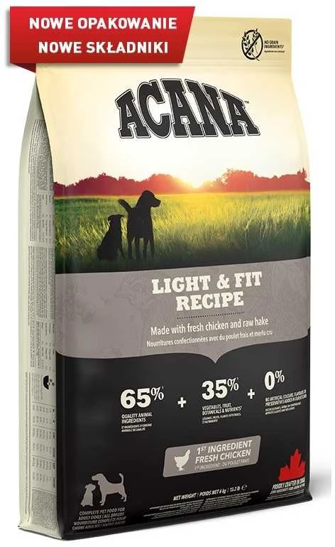 ACANA Dog Light & Fit Dog 11,4kg