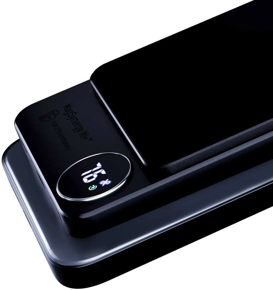 3Mk apsaugos priedai - 3mk HARDY MagSynergy Ni+ 5000mAh 22.5W USB 1C1L-Juodas