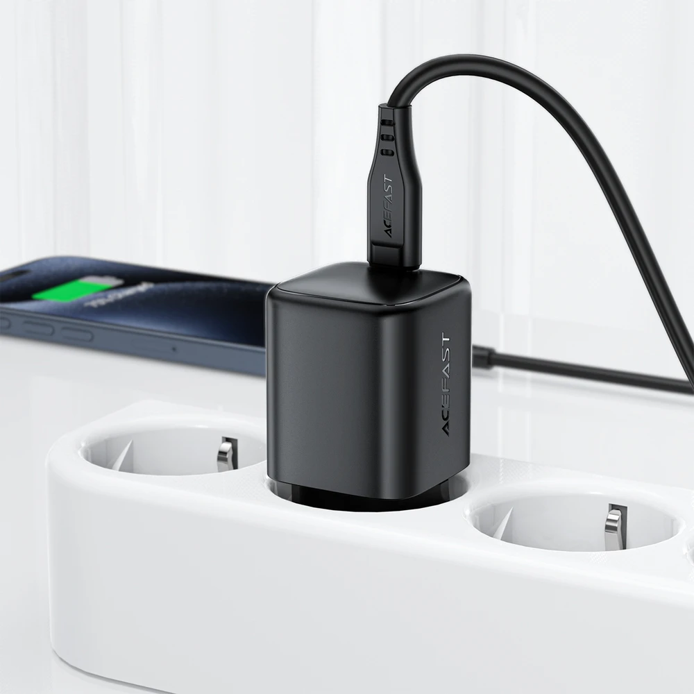 Acefast A134 67W GaN USB-C Wall Charger - Juodas