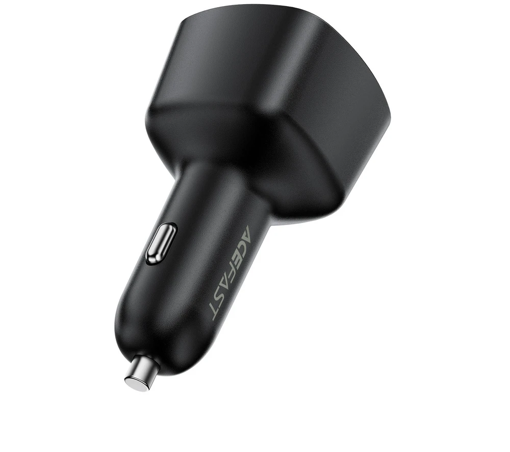 Acefast B18 200W Car Charger 2x USB-C + USB-A - Juodas