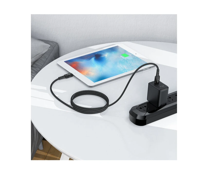 USB laidas Acefast C4-01 MFi PD30W USB-C to Lightning 1.8m juodas