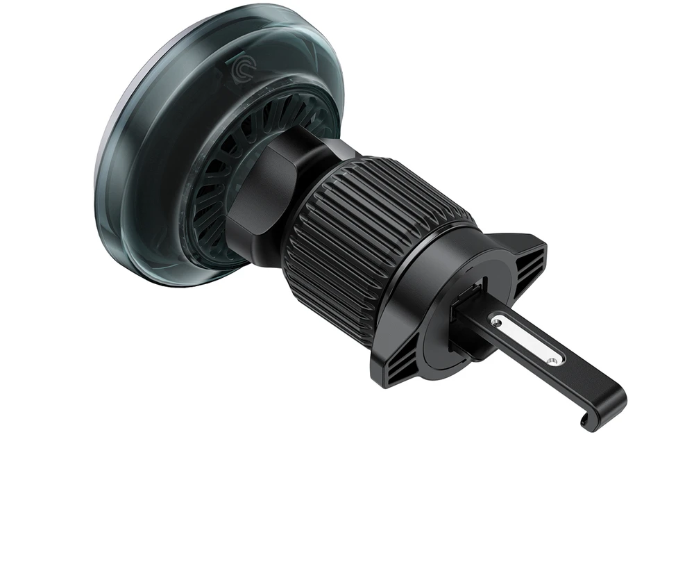 Acefast D61 Magnetic Car Air Vent Holder with Qi2 25W Wireless Charging - Gray