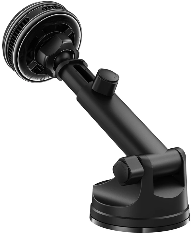Acefast D67 Magnetic Dashboard Car Mount with Qi2 25W Wireless Charging and Cooling - Juodas