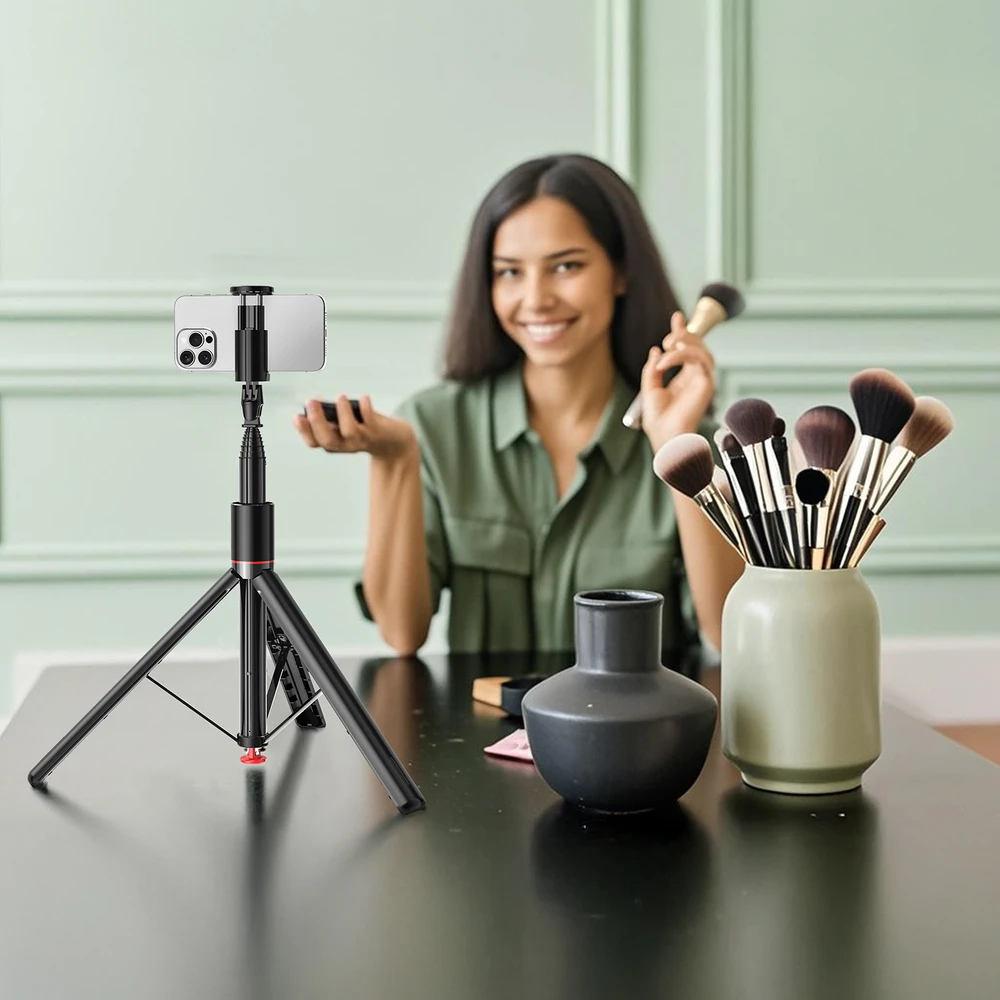 Acefast E31 Selfie Stick with Automatic Instant folding - Juodas