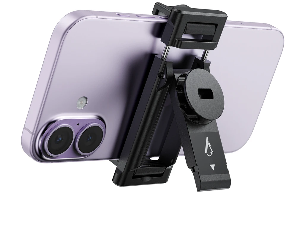 Acefast E42 asmenukių lazda su automatiniu trikoju ir „Bluetooth“ nuotolinio valdymo pultu 1,05 m – juoda