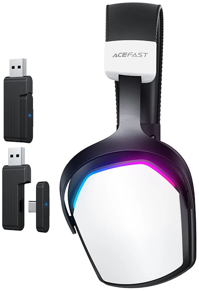 Belaidės ausinės Acefast H11 Gaming baltos