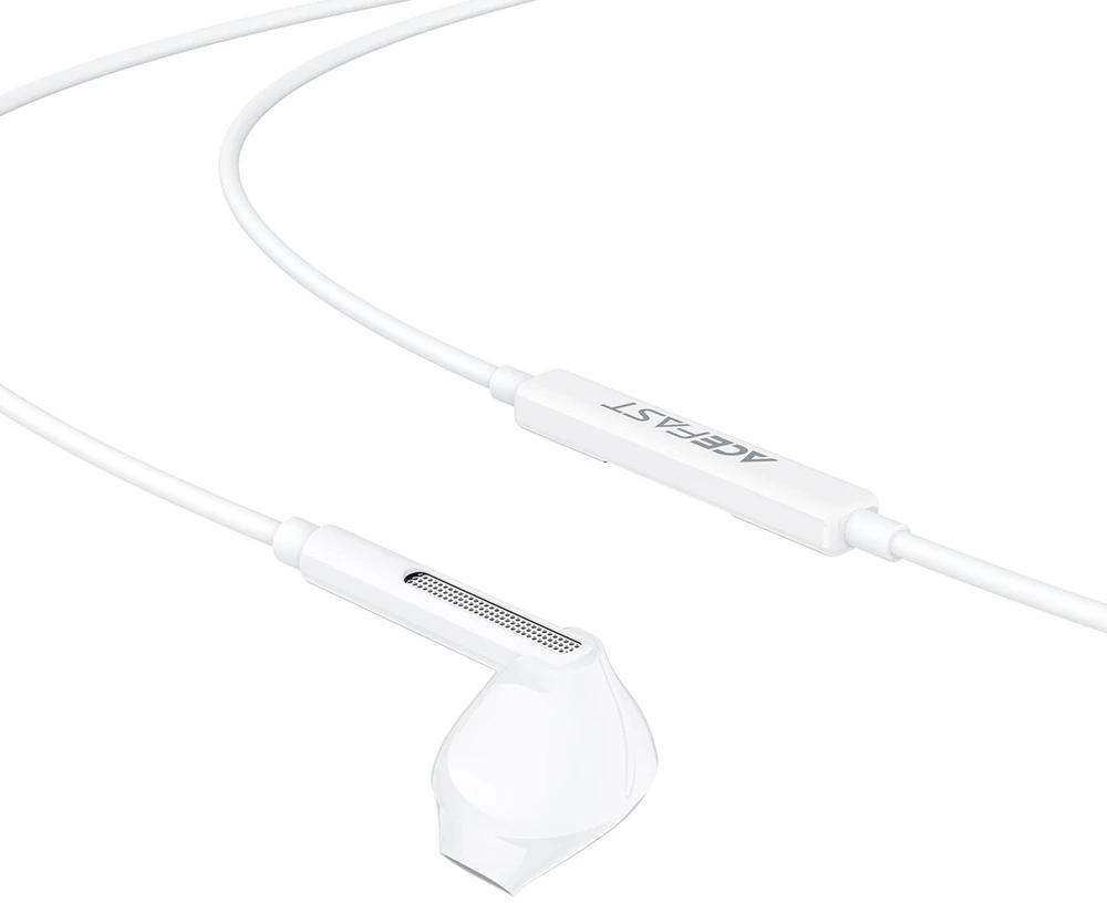 Acefast L13 In-Ear Ausinės su laidu with USB-C Mikrofonas - Baltas