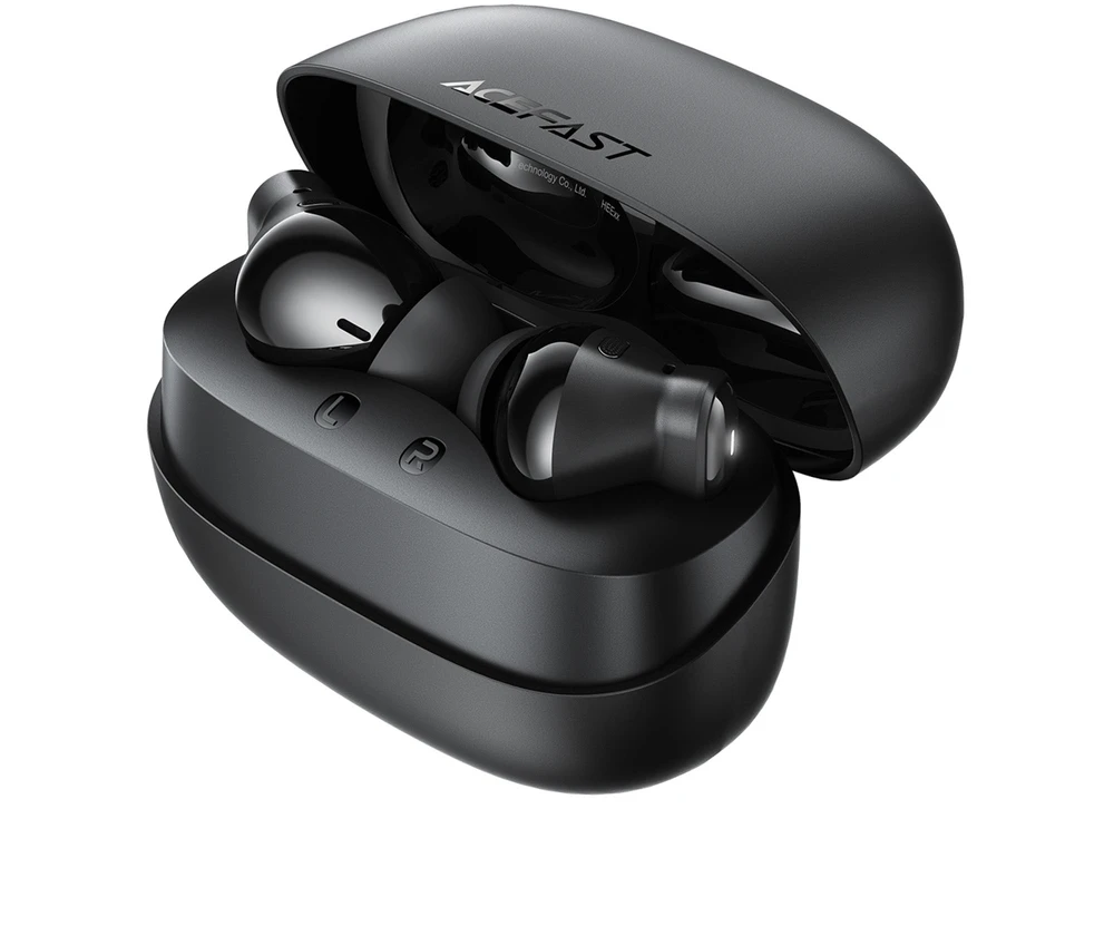 Acefast W8 TWS In-Ear Belaidės Ausinės with ANC ENC AI Translation - Juodas