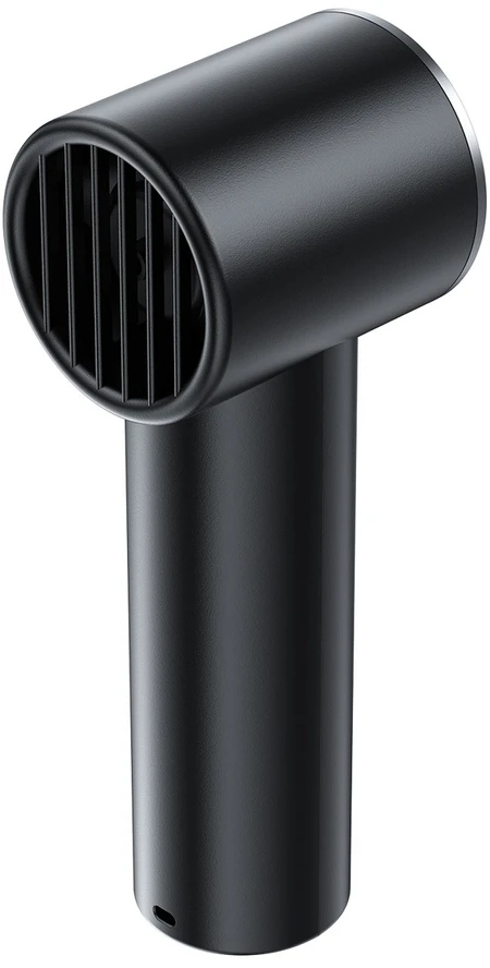 Ventiliatorius Acefast YF1 Mini Hand Fan with LED Ekranas and Free Airflow Adjustment - Juodas