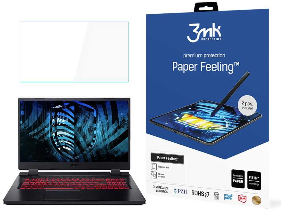 3Mk Protection Acer Nitro 5 17,3" - iki 19" 3mk Paper Feeling