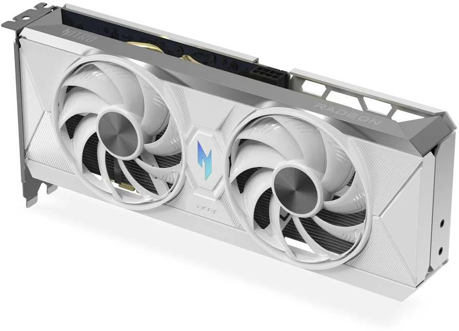 Vaizdo plokštė „Acer Nitro Radeon RX 9060 XT OC 8GB Baltas Edition“ AMD GDDR6
