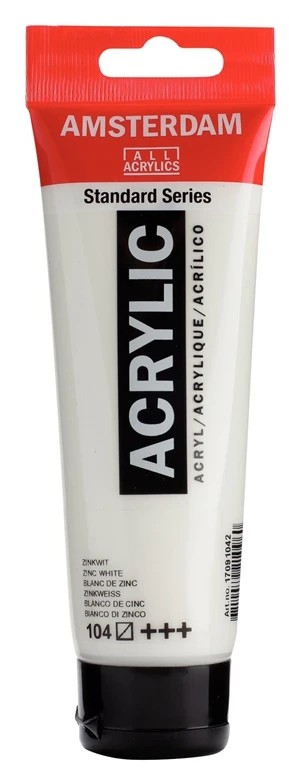 None ACRYLIC PAINTS ZINC Baltas 120ML