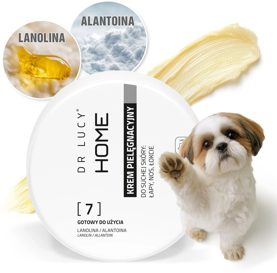 DR LUCY Home 7 - priežiūros kremas sausai šunų odai, letenėlėms ir nosiai - 100 g