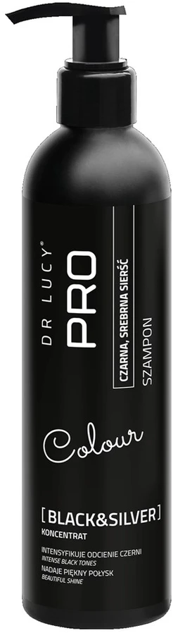 DR LUCY Juodas & Sidabrinis - Šampūnas for dark coat for dogs - 250 ml