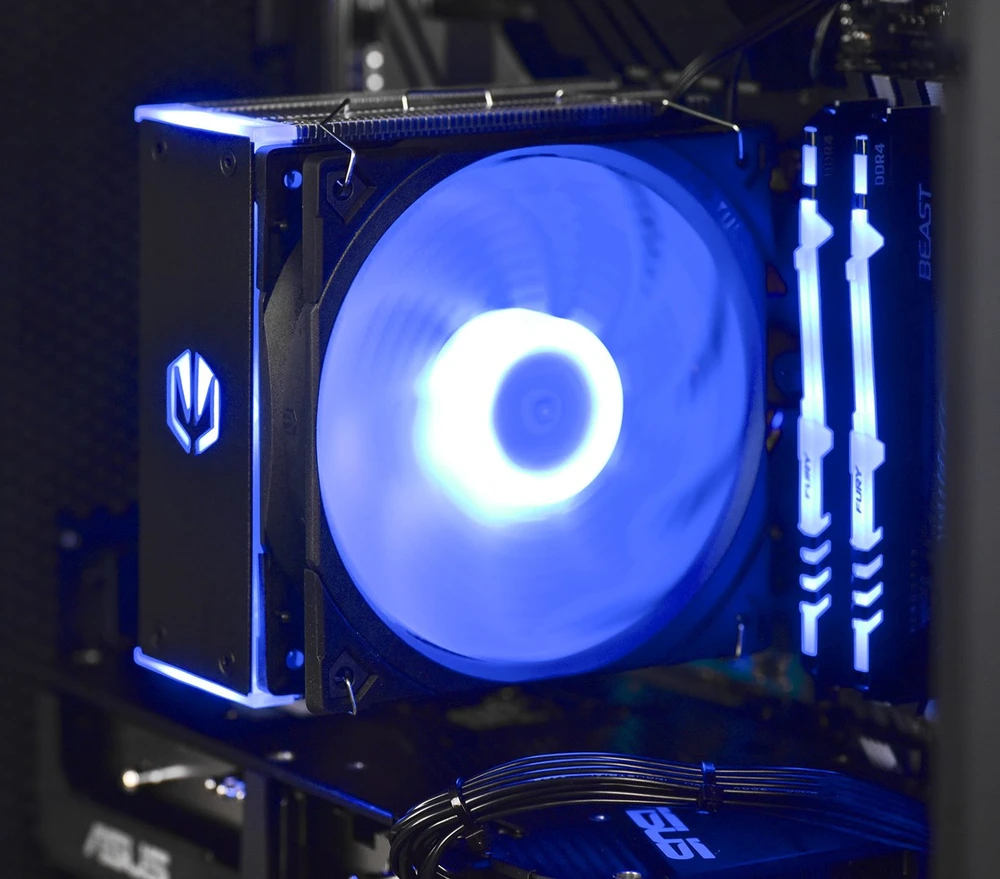 Stacionarus kompiuteris Kompiuteris - Actina AMD Ryzen 5 5600, 16 GB DDR4, 1 TB SSD, Radeon RX 7600 Juoda