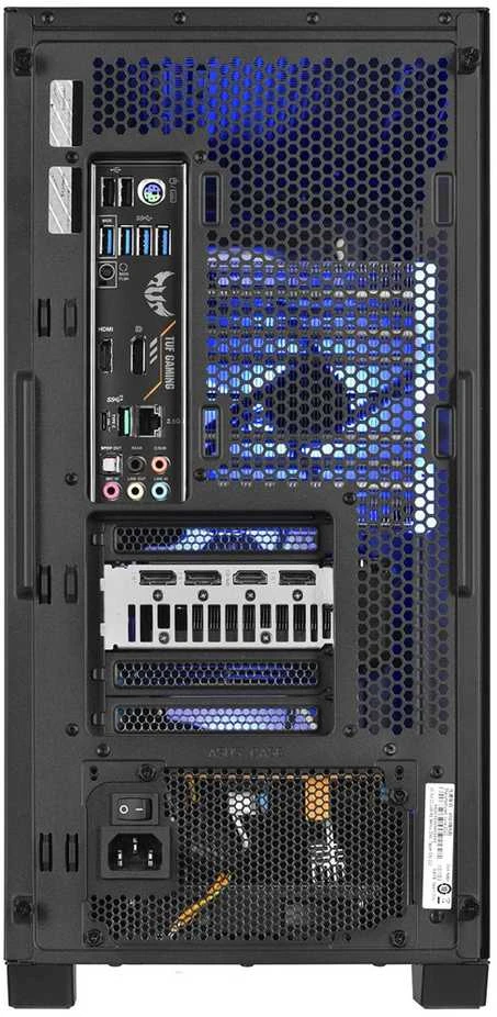 Stacionarus kompiuteris Kompiuteris - Actina AMD Ryzen 5 5600, 16 GB DDR4, 1 TB SSD, Radeon RX 7600 Juoda