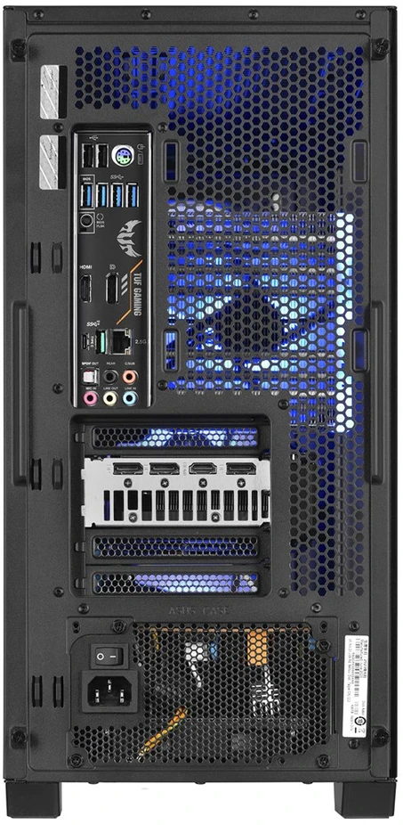 Stacionarus kompiuteris Kompiuteris - Actina AMD Ryzen 5 5600, 16 GB DDR4, 1 TB SSD, Radeon RX 7600 Juoda