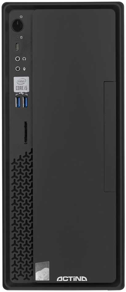 Stacionarus kompiuteris Actina 5901443382607 PC Intel® Core™ i5 i5-14400 8 GB DDR4-SDRAM 1 TB SSD Windows 11 Pro Education Mini Tower Juodas