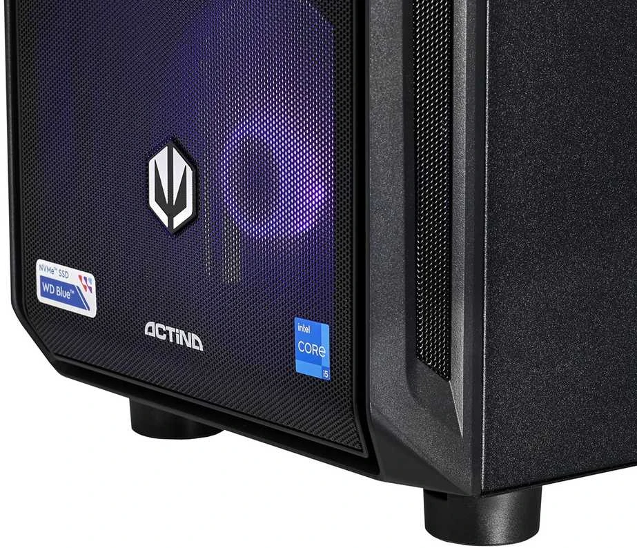 Stacionarus kompiuteris Actina 5901443410249 PC Intel® Core™ i5 i5-14400F 32 GB DDR5-SDRAM 1 TB SSD Intel Arc B580 Midi Tower Juodas