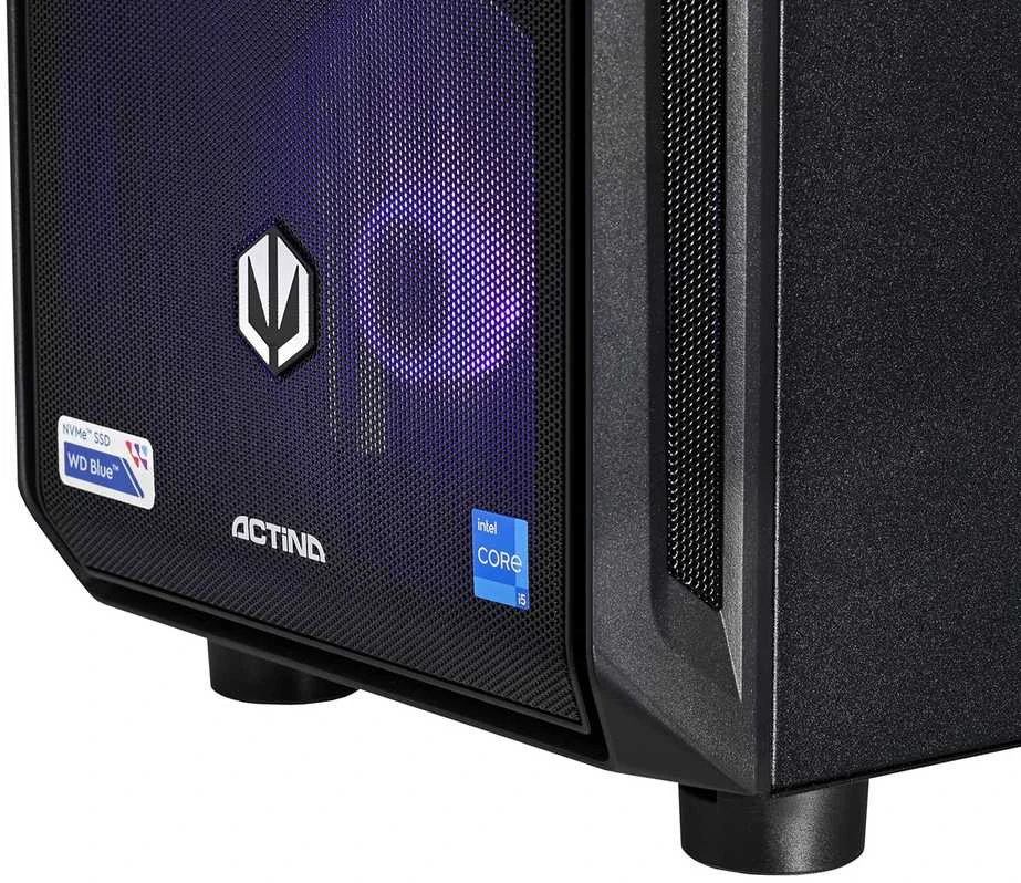 Stacionarus kompiuteris Actina 5901443410263 PC Intel® Core™ i5 i5-12600K 32 GB DDR5-SDRAM 1 TB SSD Intel Arc B580 Midi Tower Juodas