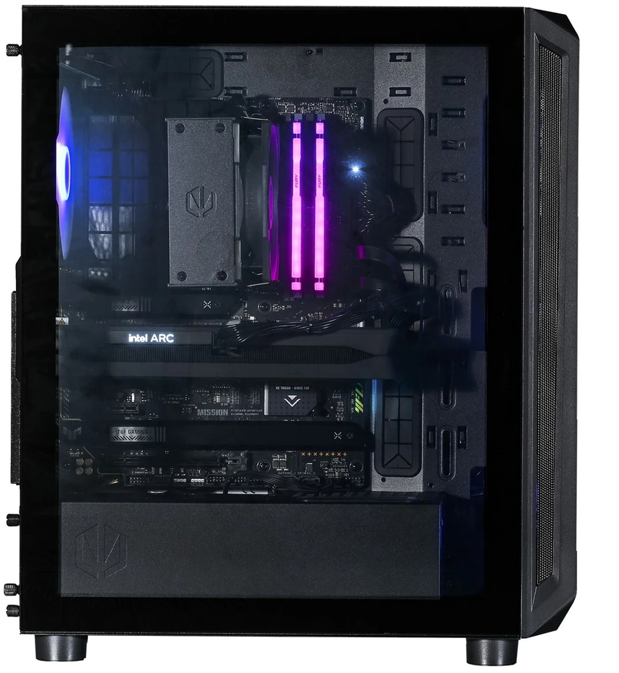 Stacionarus kompiuteris Actina 5901443410270 PC AMD Ryzen™ 5 7500F 32 GB DDR5-SDRAM 1 TB SSD Intel Arc B580 Midi Tower Juodas