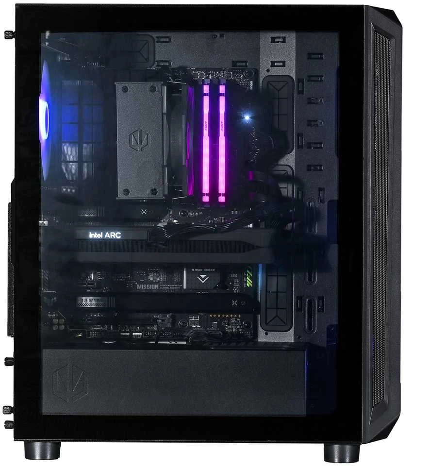 Stacionarus kompiuteris Actina 5901443410287 PC AMD Ryzen™ 5 8400F 32 GB DDR5-SDRAM 1 TB SSD Intel Arc B580 Midi Tower Juodas