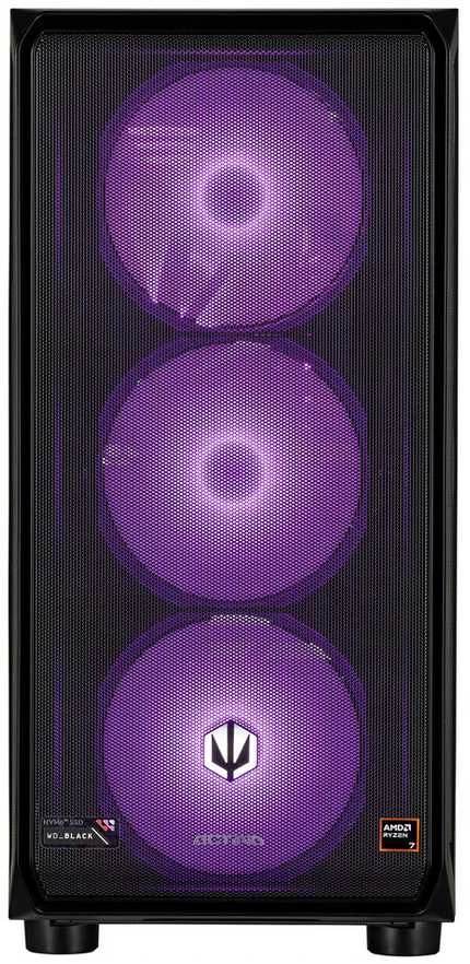 Stacionarus kompiuteris Actina 5901443411994 PC AMD Ryzen™ 7 9800X3D 32 GB DDR5-SDRAM 2 TB SSD NVIDIA GeForce RTX 5090 Windows 11 Home Midi Tower Juodas