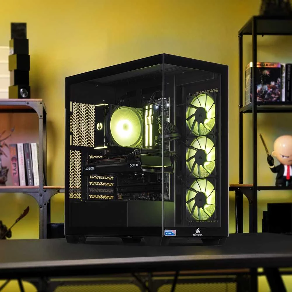 Stacionarus kompiuteris Actina 5901443413745 PC AMD RyzenTM 7 8700F 32 GB DDR5-SDRAM 2 TB SSD NVIDIA GeForce RTX 5070 Ti Midi Tower Juodas